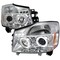 Spec-D Tuning 04-07 Nissan Titan Halo LED Projector Chrome 2LHP-TIT04-TM - alternate 1